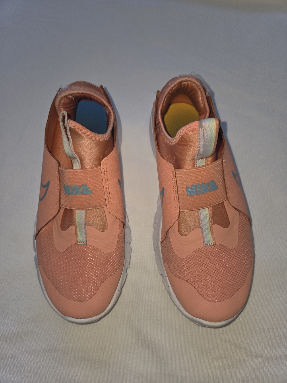 Nike Kids' Slip-On Athletic Shoes in Peach